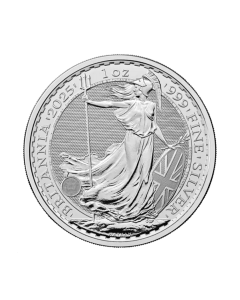 1 oz Britannia King Charles III Sølvmynt 2025