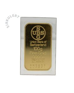 Fintgullbarre Sirkulert UBS 100 g
