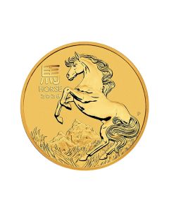 1 oz Lunar III Horse Gullmynt 2026