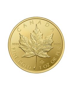 1 oz Sirkulert Maple Leaf Gullmynt