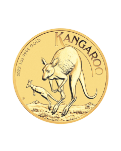 1 oz Sirkulert Australian Kangaroo Gullmynt