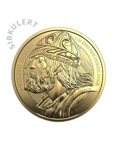 1 oz Sirkulert Viking Harald Hårfagre Gullmynt