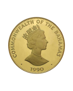 Gullmynt Proof Discovery Of The New World 1990