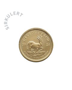 1/4 oz Sirkulert SA Krugerrand Gullmynt