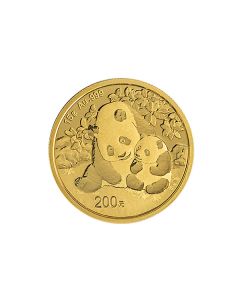 15 g Sirkulert Chinese Panda Gullmynt