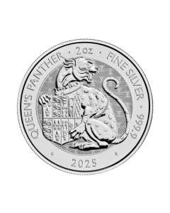 2 oz Tudor Beasts Queens Panther Sølvmynt 2025