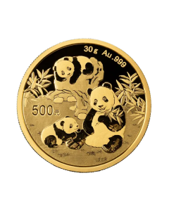 30G Chinese Panda Gullmynt 2025