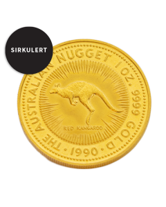 1 oz Sirkulert Australian Nugget Gullmynt