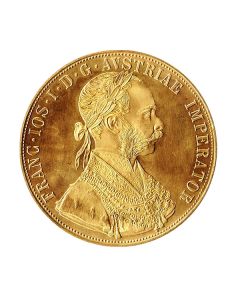 Sirkulert 4 Ducat Østerrike Ungarn Gullmynt