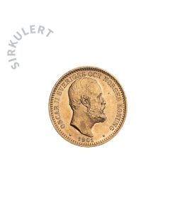 Sirkulert Svensk 20 Kronor Gullmynt