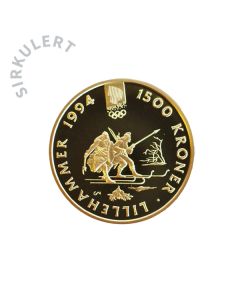 1/2 oz Sirkulert OL Lillehammer Gullmynt