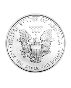 1 oz Sirkulert US Eagle Sølvmynt