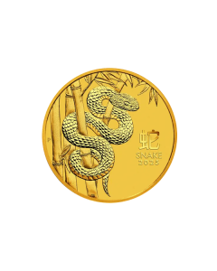 1/2 oz Lunar III Snake Gullmynt 2025