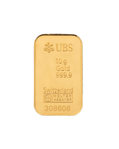 Fintgullbarre UBS 10 g