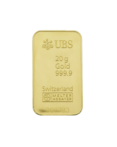 Fintgullbarre UBS 20 g