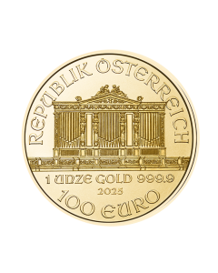 1 oz Wiener Philharmoniker Gullmynt 2025