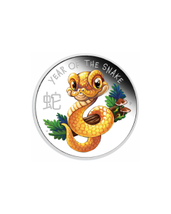 1/2 oz Year Of The Snake Baby Sølvmynt